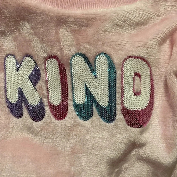 Colette Lilly Girls Pink Sequined Long Sleeve Top Size 6X NWOT - Picture 3 of 4